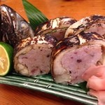 海鮮料理 吾作どん  - H.27.9.27.夜 名物五穀米炙りサバ姿寿司半身 980円税別