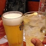 海鮮料理 吾作どん  - H.27.9.27.夜 ハイボール vs 生ビール