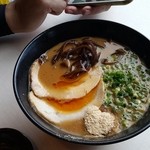 暖暮 - 海老味噌ラーメン７５０円