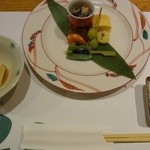 割烹　笑楽 - 前菜1_2015年10月