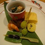 割烹　笑楽 - 前菜2_2015年10月