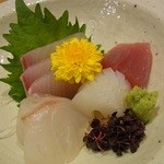 割烹　笑楽 - 刺身_2015年10月