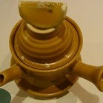 割烹　笑楽 - 松茸の土瓶蒸し1 _2015年10月