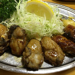 とんかつ 万平 - 無敵の牡蠣バター焼 2015.10撮影