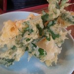 そばのやまっく - 天もり特盛750円／27年10月