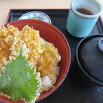 にほのうみ - ブラックバスと琵琶湖マスの天丼