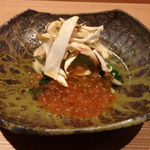 日本料理 晴山 - いくら　信州産まつたけ、小松菜