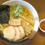 煮干らぁめん なかじま - 辛い塩のアップ