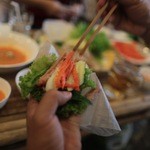 QUÁN ĐẶC SẢN NINH HÒA - 生春巻き巻き②