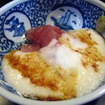 焼きとり　なかむら - 山芋とろろとマグロ