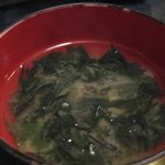 東大門 - ランチセットのお味噌汁です。