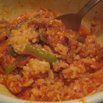 東大門 - あぁ、カルビリゾットが出来上がってしまいました。