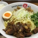 ラーメン人生JET600 - 炙り豚そば＋ごはんセット
