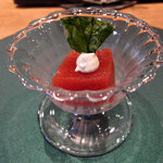 懐石カフェ 蛙吉 - 10年6月　トマト豆腐