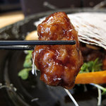 懐石カフェ 蛙吉 - 10年6月　バルサミコ酢豚