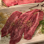 炭火焼肉ホルモン 徳臓 - 2015.10. 塩ツラミハーフ