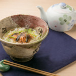 Mackerel's ``Heshiko Ochazuke（boiled rice with tea）''