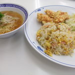 餃子の王将 - 学割定食(703円)