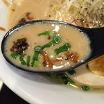 らーめん錦 - トロ玉らーめん醤油　スープアップ