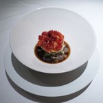 エクアトゥール - 無花果と、和三盆のアイス
      　水饅頭、
      　黒蜜と５種類のハーブ