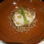 日本料理 太月 - 鰆の養老蒸し♪山芋と芽ねぎが上に添えられています。