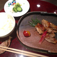 日本料理 竹生島 - 近江鶏山賊焼 972円