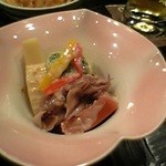 Teppanyaki Oomi - ｻﾗﾀﾞでも美味なﾎﾀﾙｲｶ