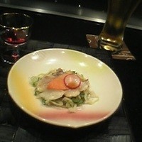 鉄板焼おおみ - 食前酒と前菜の鯛