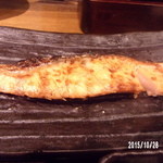 しんぱち食堂 - 朝ぱらに…炭火で焼いた鮭…最高の贅沢です