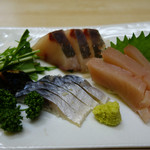 鰹のたたきも含めて4種( ´ ▽ ` )ﾉ