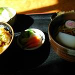 手打そば山長 - いか天そば