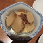 串揚げ酒場 日暮里ただいま - いぶりがっこ＆クリームチーズ