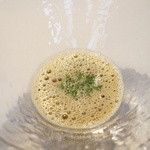 Restaurant Satoshi.F - 和良川の鮎のスープ（2015/9）