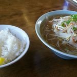 カーポート - 塩ラーメン+ライス