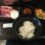 焼肉 かなう家 - ランチ 1,500円の前座…