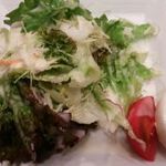 エル・チャテオ - サラダ（魚介パエリアランチ）15/10