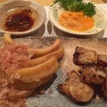 かがり - 筍ステーキ、蛸ステーキ