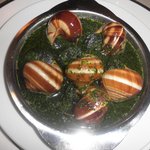 前菜、エスカルゴ