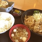 七福の湯 - 生姜焼き定食 750円