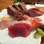 海鮮料理 みはる - 刺身定食刺身アップ写真