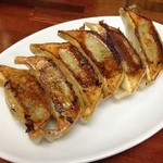 ラーメン神山 - H.27.10.28.夜 ビールセット 500円の餃子