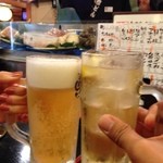 海鮮料理 吾作どん  - H.27.10.28.夜 ハイボール vs 生ビール