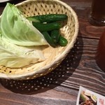 宮崎県日向市 塚田農場 - 野菜2種盛り 付け味噌