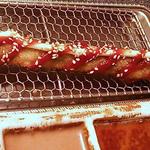 コース中盤に大きなアスパラ