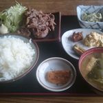 やばね食堂 - ジンギスカン定食