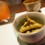 雪うさぎ - エダマメ醤油煮