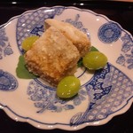 井本 - 海老芋あられ粉揚げ　銀杏