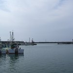 すぐそばが魚津港。