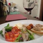 ピエトラ - 前菜盛合せ(2015年10月）