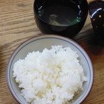 かぶと - ご飯・肝吸